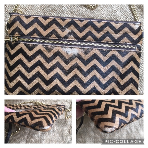 Monserat De Lucca Calf Hair Wristlet Shoulder Bag - Picture 11 of 12